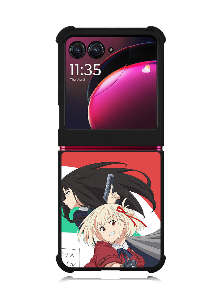 Lycoris Recoil Anime Motorola Moto Razr Plus 2023 , Moto Razr+ 2023 Case OV10479