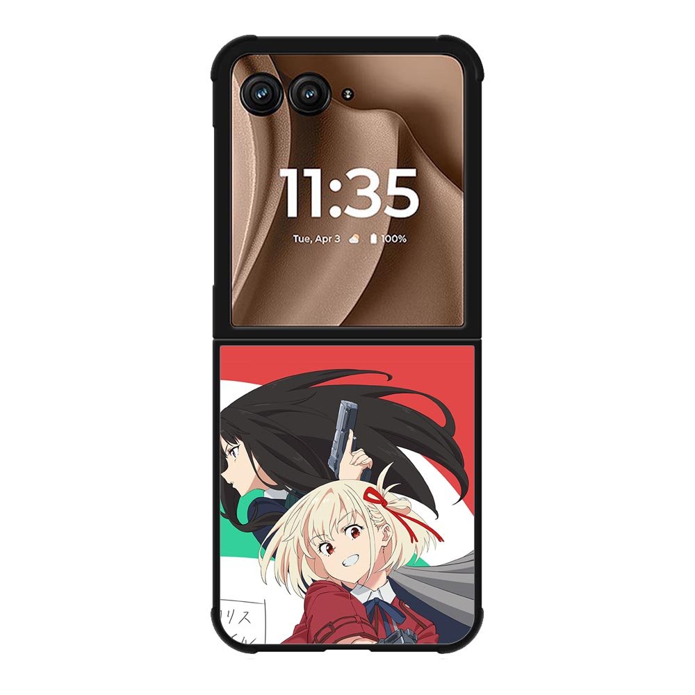Lycoris Recoil Anime Motorola Moto RAZR Plus 2025 Case OV10479