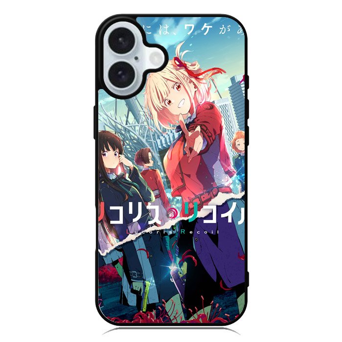 Anime Lycoris Recoil iPhone 16 Plus Case QC10634