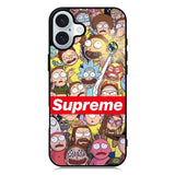 The glory of Rick and Morty iPhone 16 Case QC0089