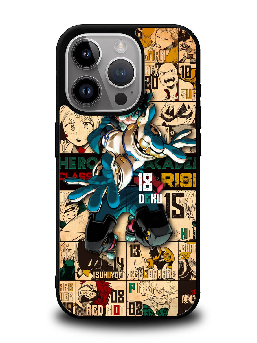 Deku BNHA iPhone 16 Pro Max Case QC0096