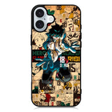 Deku BNHA iPhone 16 Plus Case QC0096