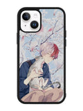anime boy with cat iPhone 14 Plus Case QC0097