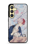 anime boy with cat Samsung Galaxy S24 FE 5G Case OV0097