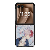 anime boy with cat Motorola Moto RAZR Plus 2025 Case OV0097