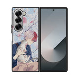 anime boy with cat Samsung Galaxy Z Fold 7 5G Case OV0097