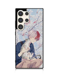 anime boy with cat Samsung Galaxy S23 Ultra 5G Case QC0097