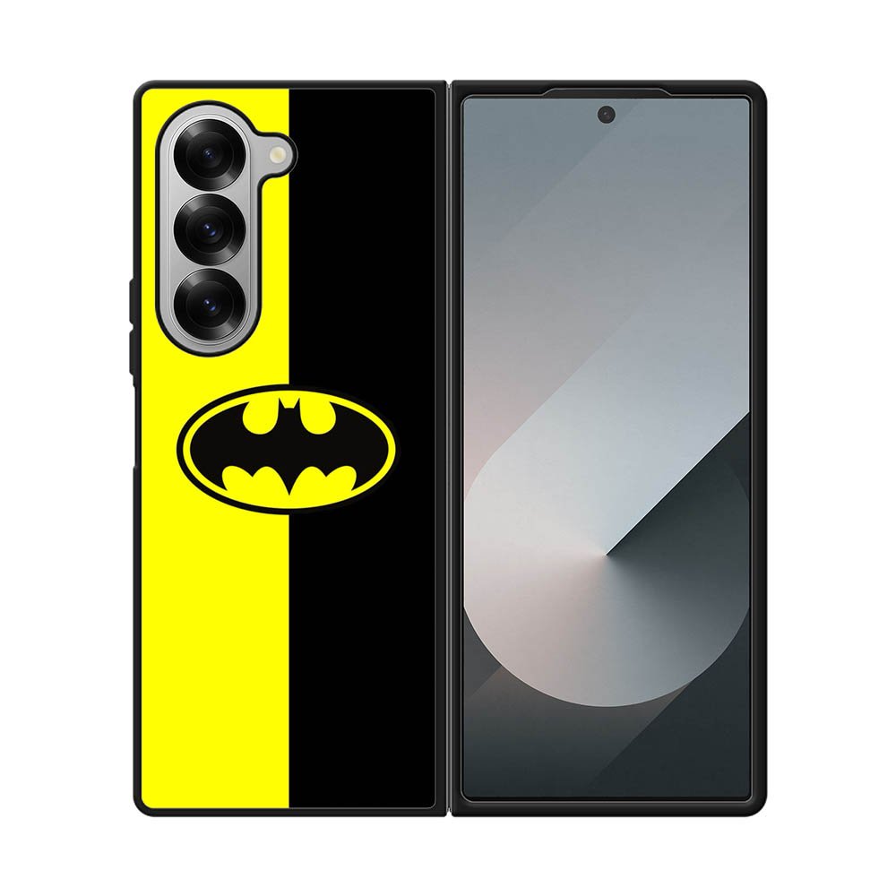 Batman Logo Yellow Black Samsung Galaxy Z Fold 7 5G Case OV0112