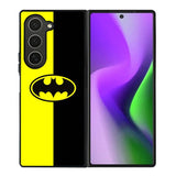 Batman Logo Yellow Black Samsung Galaxy Z Fold 6 5G 2024 Case OV0112