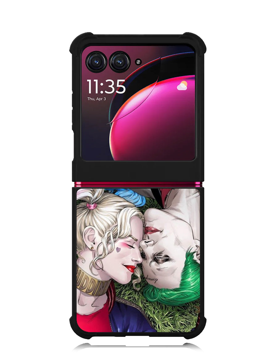 Couple Joker And Harley Quinn 1st Motorola Moto Razr Plus 2023 , Moto Razr+ 2023 Case