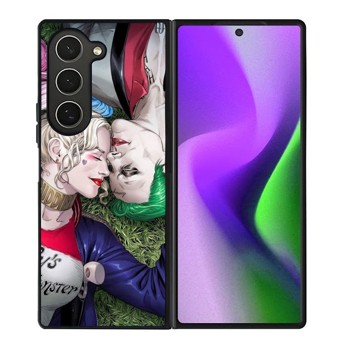 Couple Joker And Harley Quinn 1st Samsung Galaxy Z Fold 6 Case