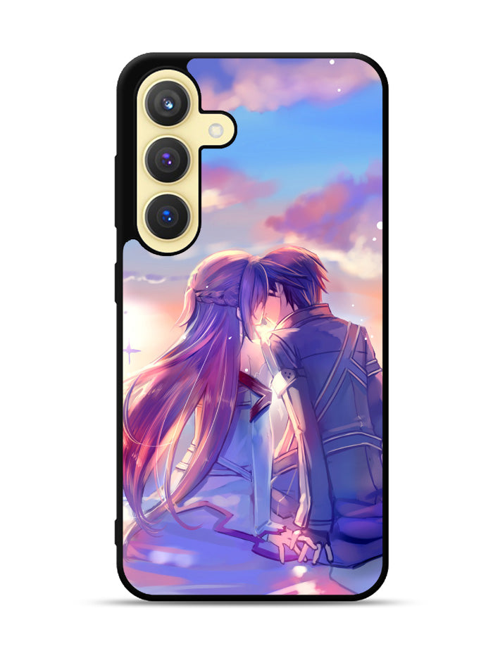 Anime Asuna Yuuki Kirito Sinon SAO Samsung Galaxy S25 Plus 5G , Samsung Galaxy S25+ 5G Case OV0123