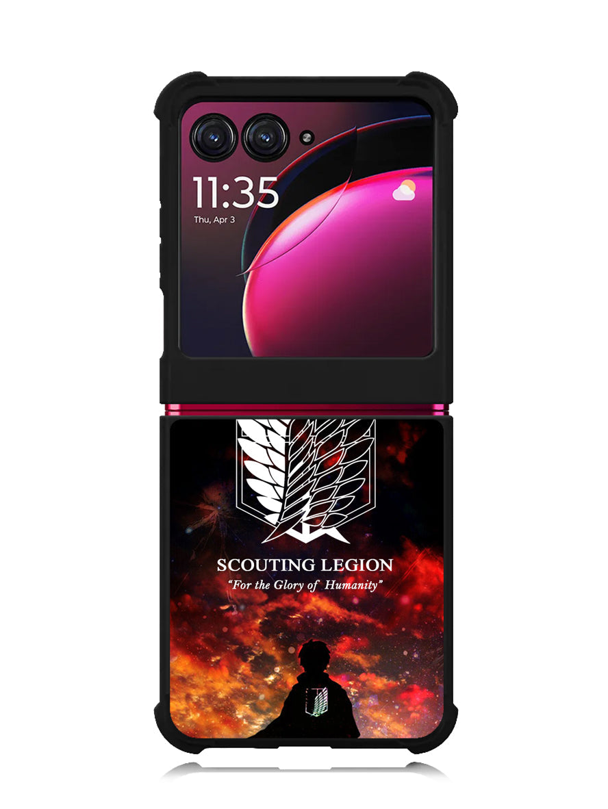Attack On Titan Motorola Moto Razr Plus 2023 , Moto Razr+ 2023 Case OV0133