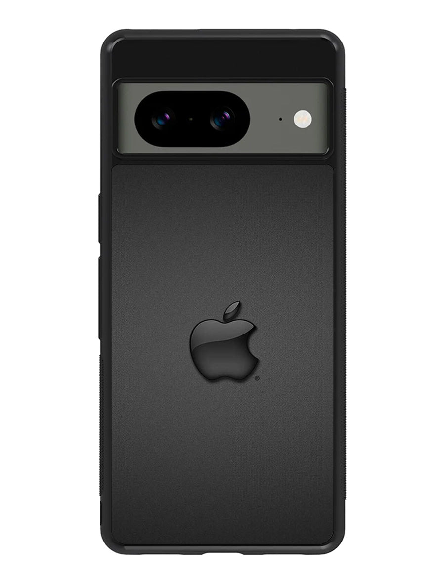 Apple Logo Black Google Pixel 8A Case QC0134