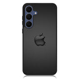 Apple Logo Black Samsung Galaxy S25 FE Case OV0134
