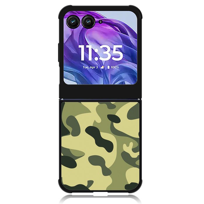 Army Camouflage Motorola Moto Razr Plus 2024 , Moto Razr+ 2024 Case OV0135