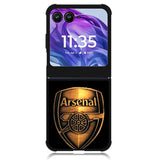 Arsenal Logo Gold 2nd Motorola Moto Razr Plus 2024 , Moto Razr+ 2024 Case