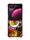Chicago Blackhawks Logo Motorola Moto Razr Plus 2023 , Moto Razr+ 2023 Case OV0154