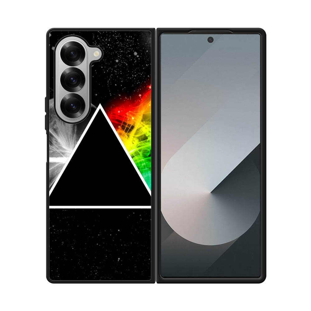 Pink Floyd Prism Rainbows Dark Side Of TheMoon Samsung Galaxy Z Fold 7 5G Case OV0157