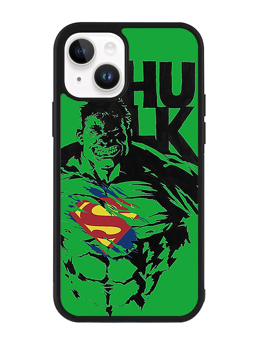 Hulk and Superman iPhone 14 Plus Case QC0190