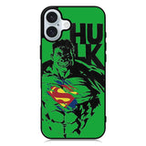 Hulk and Superman iPhone 16 Case QC0190