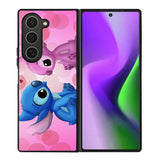 Stitch Pink And Blue 1st Samsung Galaxy Z Fold 6 Case