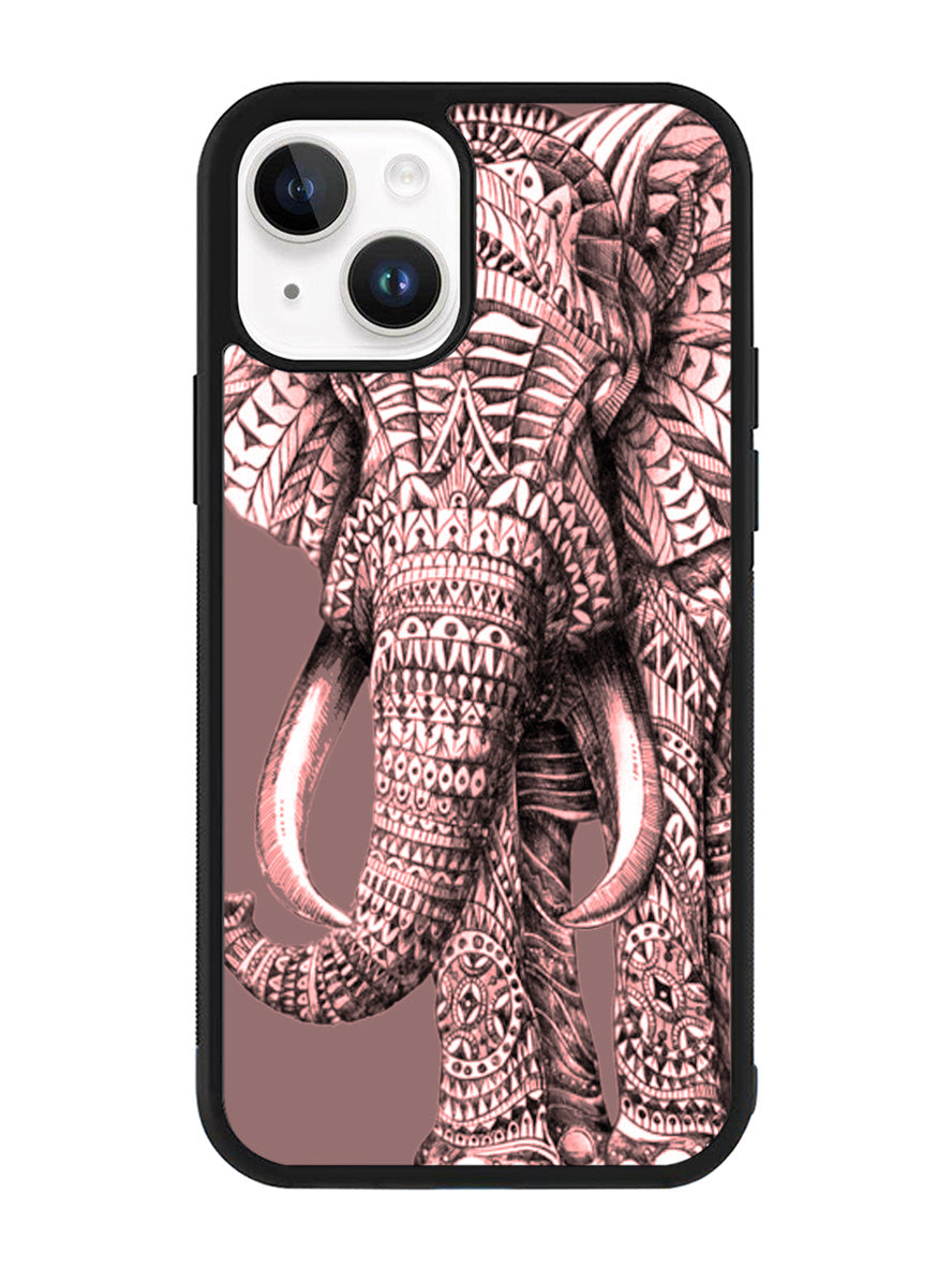 Aztec Elephants iPhone 15 Case OV0216