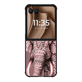 Aztec Elephants Motorola Moto RAZR Plus 2025 Case OV0216