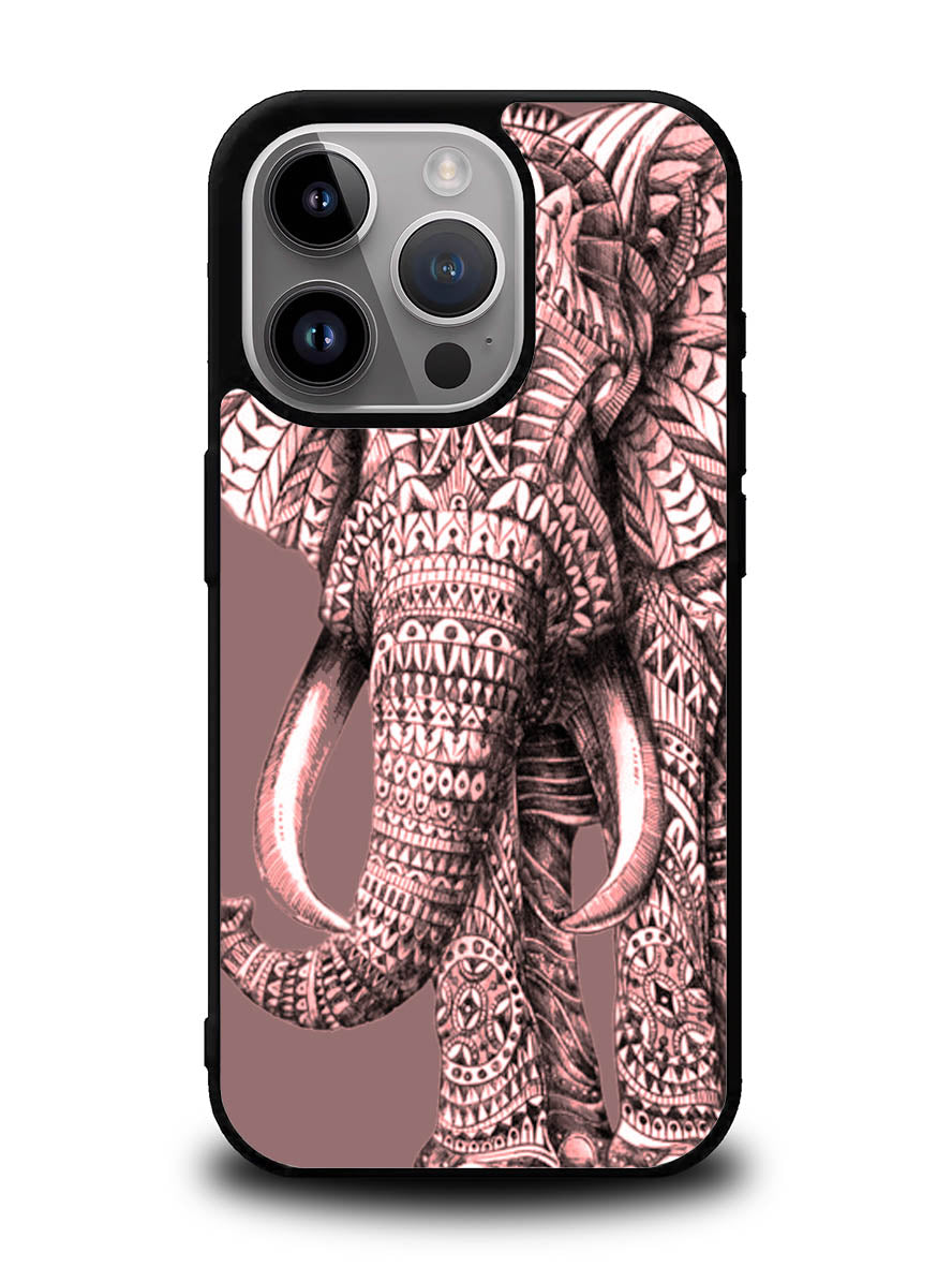 Aztec Elephants iPhone 16 Pro Max Case OV0216