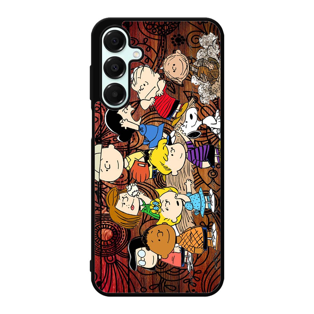 Peanuts In Background Wood Art Samsung Galaxy A16 Case OV0321