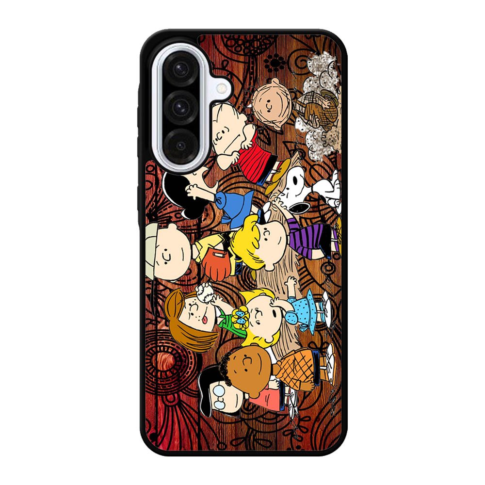 Peanuts In Background Wood Art Samsung Galaxy A56 Case OV0321