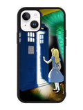 Alice Wonderland On Tardis iPhone 15 Case OV0231