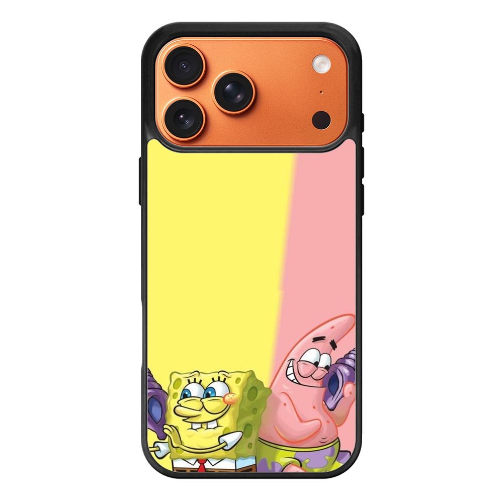 Spongebob and Patric iPhone 17 Pro Max Case QC0246