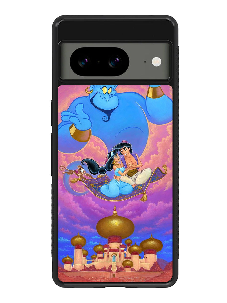 Aladdin and Jasmine Google Pixel 8A Case QC0250