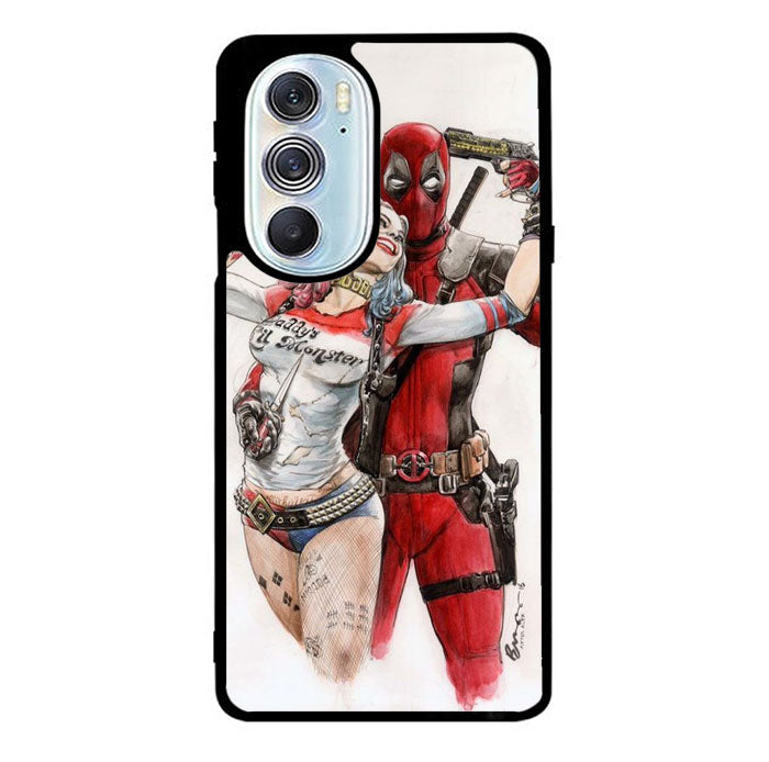 Harley Quinn Deadpool 1st Motorola Moto Edge 2022 Case