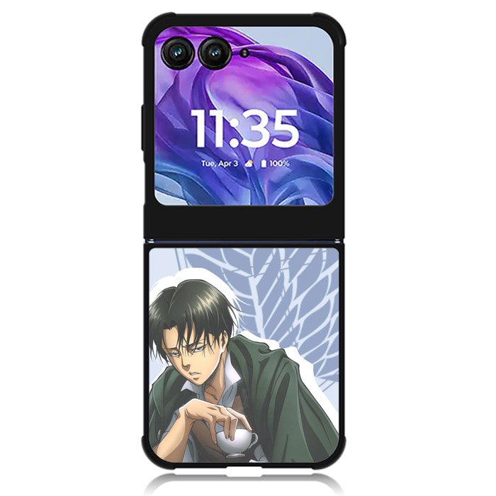 Levi Ackerman AOT Motorola Moto Razr Plus 2024 , Moto Razr+ 2024 Case OV0297
