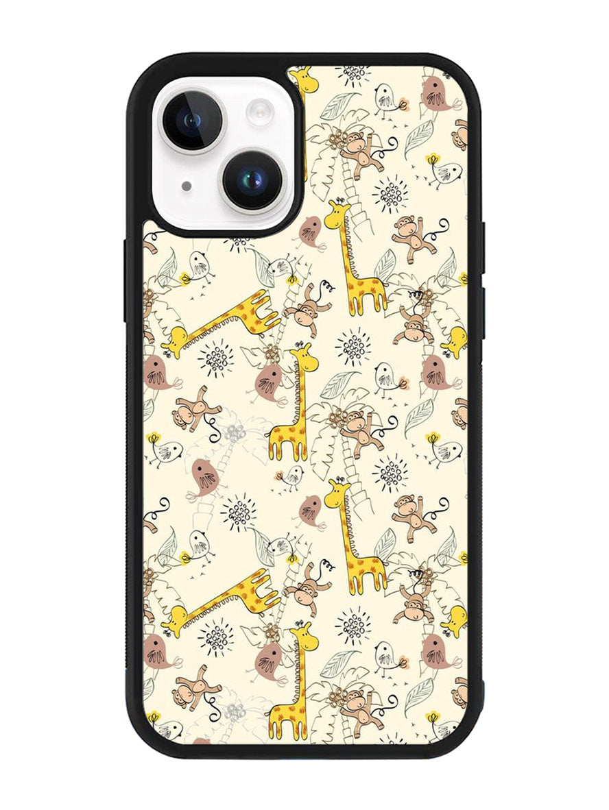 Friends of monkeys and giraffes iPhone 14 Plus Case QC0336