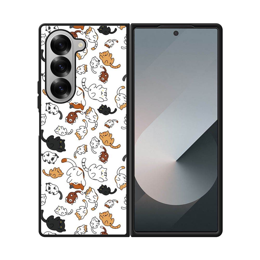 Adorable cat Samsung Galaxy Z Fold 7 5G Case QC0337