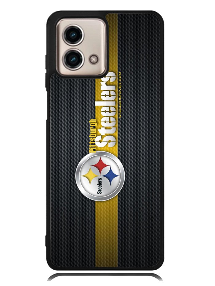 Pittsburgh Steelers Carbon Metal Motorola Moto G Stylus 5G 2023 Case OV0341