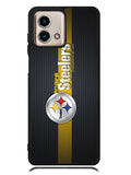 Pittsburgh Steelers Carbon Metal Motorola Moto G Stylus 5G 2023 Case OV0341