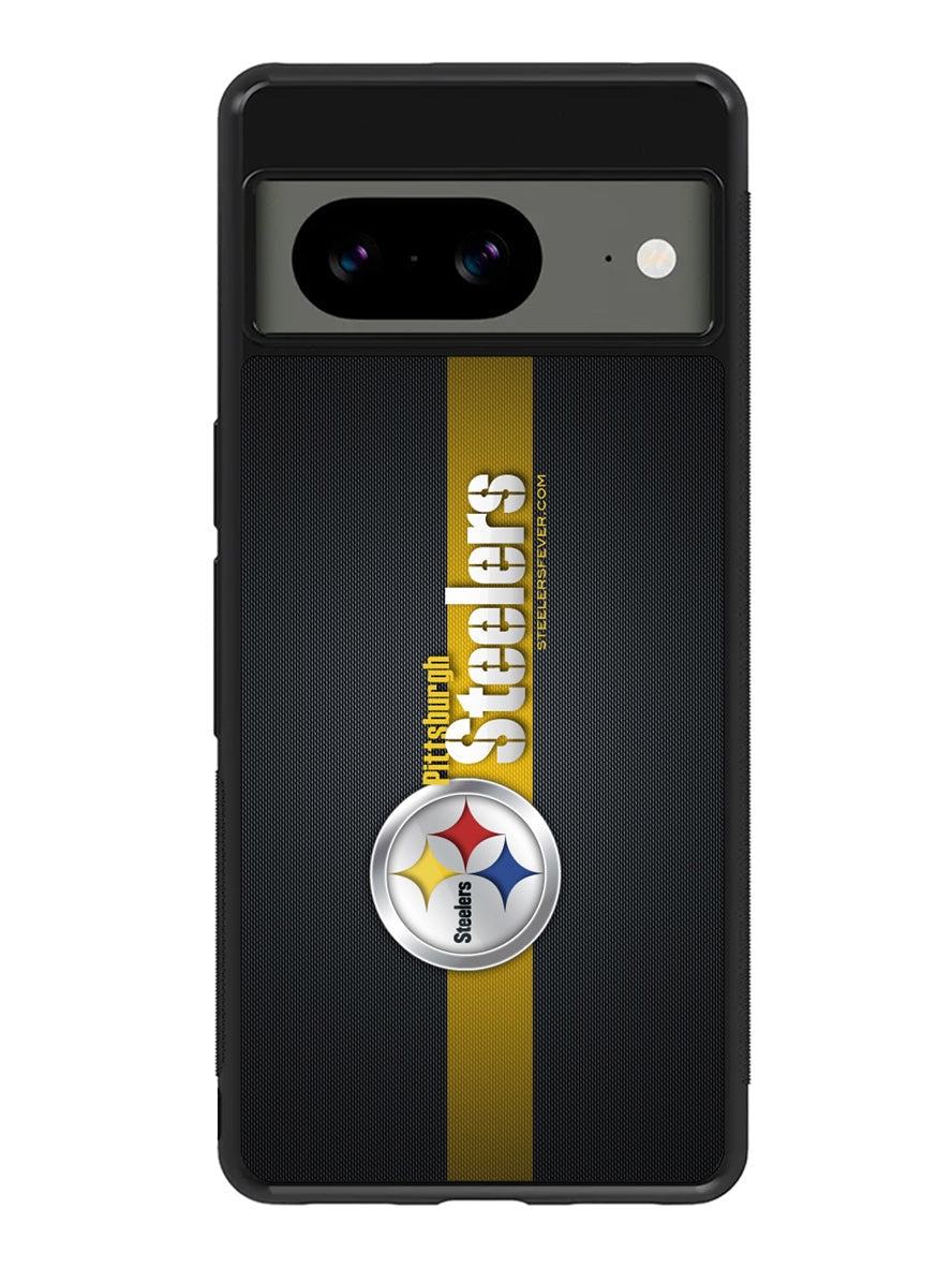 Pittsburgh Steelers Carbon Metal Google Pixel 8A Case QC0341