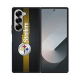 Pittsburgh Steelers Carbon Metal Samsung Galaxy Z Fold 7 5G Case OV0341