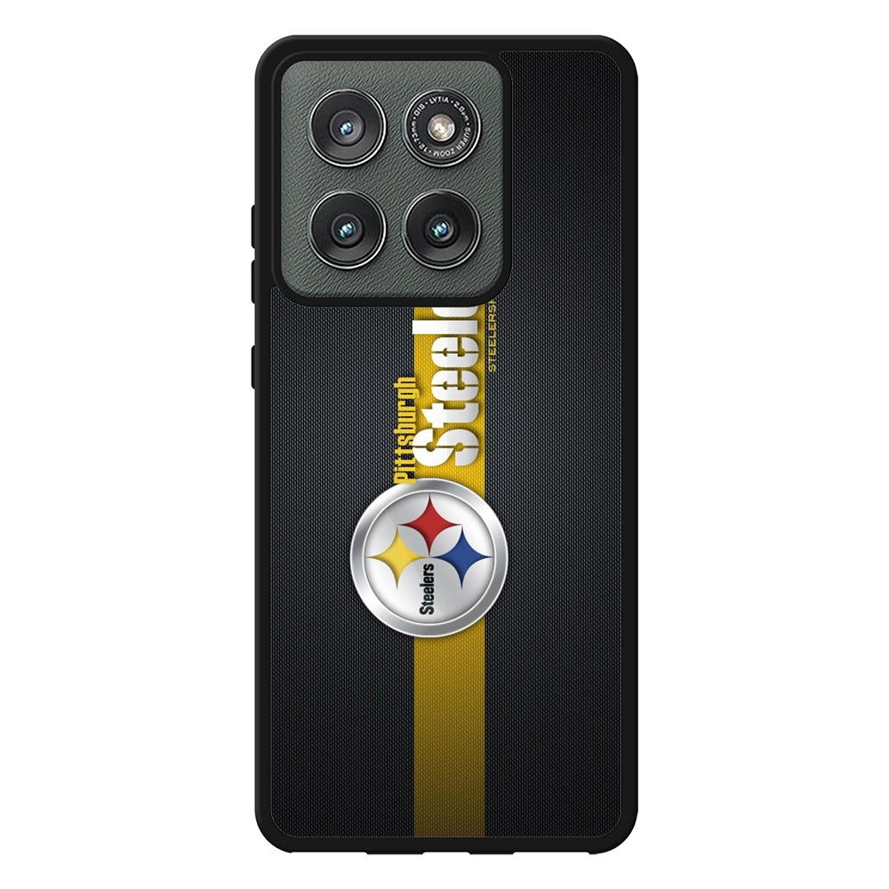 Pittsburgh Steelers Carbon Metal Motorola Moto Edge 2025 Case OV0341