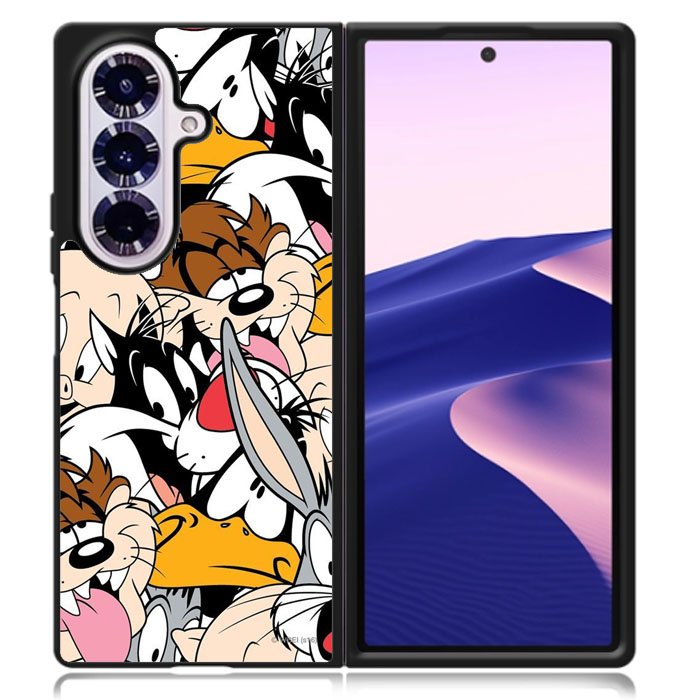 Looney Tunes Character Samsung Galaxy Z Fold 7 Case OV0344