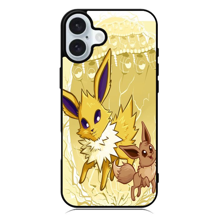 Pokemon Eevee Jolteon iPhone 16 Case QC0345