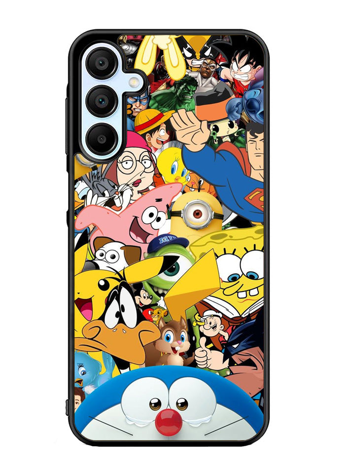 Cartoon All Character Samsung Galaxy A15 5G Case OV0346