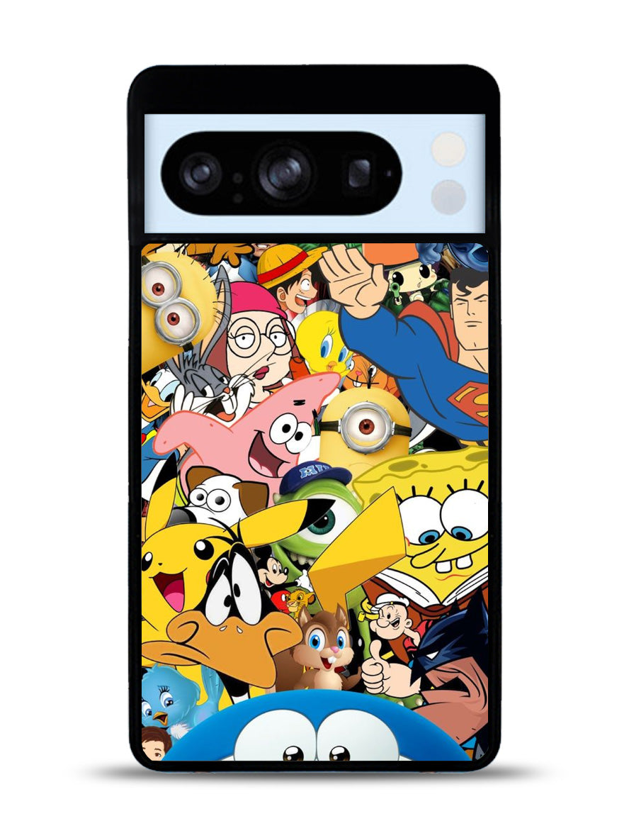 Cartoon All Character Google Pixel 8 Pro Case QC0346