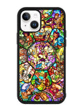 Disney characters stained glass iPhone 14 Case QC0358