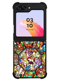 Disney characters stained glass Samsung Galaxy Z Flip 5 5G 2023 Case OV0358