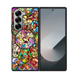 Disney characters stained glass Samsung Galaxy Z Fold 7 5G Case OV0358